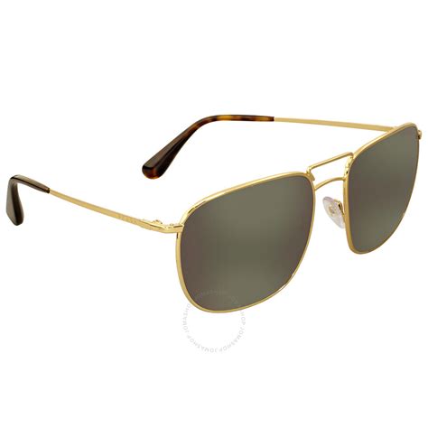 prada aviator gold tone sunglasses men|men's Prada sunglasses john lewis.